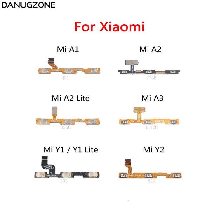 ปุ่มเปิด-ปิดไอโฟนสวิตช์ปิดเสียงปุ่มเปิด-ปิดสายเคเบิ้ลหลักสำหรับ-a3-xiaomi-mi-a1-y2-a2-lite-redmi-y1-lite