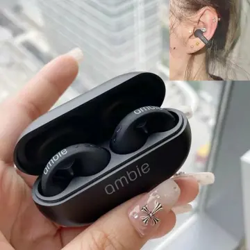 Ambie AM-TW01 Sound Earcuffs Open Ear Bluetooth Wireless Earbuds Earphone  Headph