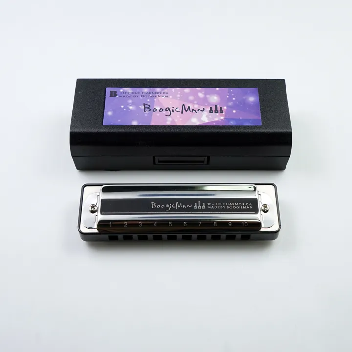 BoogieMan beginner 10hole blues and blues 10hole harmonica BM Boogie