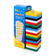 Bộ Rút Gỗ Màu Jenga 18cm nhiều màu