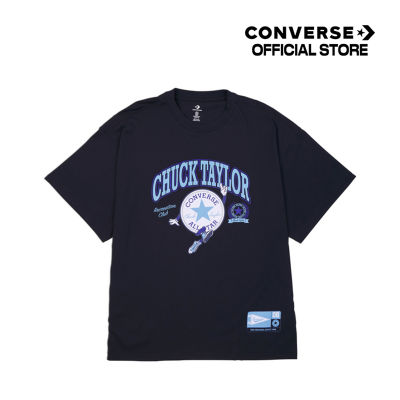 Converse เสื้อยืด TEE คอนเวิร์ส CHUCKS RETRO COLLEGIATE GRAPHIC TEE BLACK MEN (10025293-A01) 1325293AF3BKXX
