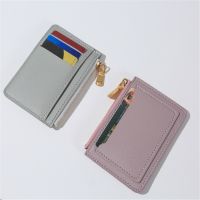 【Ready Stock/COD】 Fashion Pouch Women Zipper Short Wallets Mini Coin Purse Money Bag Card Holder