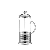 1pc French Press 600ml Kaffia Gourmet Stainless Steel With A Stylish Grille Cut Coffee Pots Coffee Accessories Kitchen Supplies