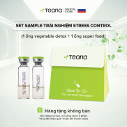 Set Sample trải nghiệm Stress Control 1 ống Vegetable Detox và 1 ống Super