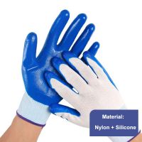 Nitrile Gloves Oil-resistant Dry Non-slip Wear-resistant Dingqing Industrial Dipped Labor Protection