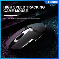 EFdikou G402เมาส์สำหรับเล่นเกมส์การตั้งโปรแกรม8ปุ่มสายเมาส์เล่นเกมแล็ปท็อป