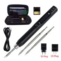 SEQURE S60 Anti-static Nano Soldering Iron Pen Support PD/QC Power Supply Compatible with C210 Solder Tip, Precision Repair Tool