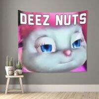 【CW】✾☫  Bibble Deez Nuts Tapestry Hippie Wall Hanging Decoration for Bedroom Background Tapestries Witchcraft Supplies