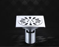 Stainless Steel Waste Floor Drain,Shower Square Bathroom Floor Drain Cover,100Mm Floor Drain