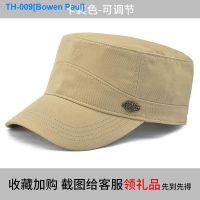 ☈ The new cotton thin flat hat man during the spring and autumn day single cap joker material cloth cap middle-aged father handsome to travel