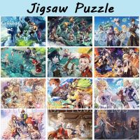 Video Game Genshin Impact Jigsaw Puzzles 1000 Pieces Anime Character Puzzles for Children Intelligence Education Toys