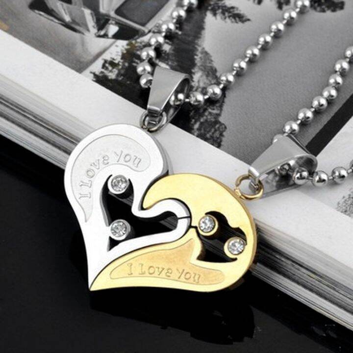 jdy6h-fashion-couple-two-color-stainless-steel-heart-necklace-engagement-necklace-for-women-stainless-steel-jewelry-halloween-gift