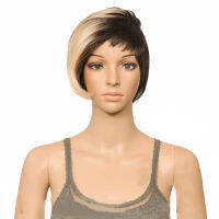 HAIRJOY SynthetiC Hair Wig Short Razor Cut with Side Bang 9 Colors Available