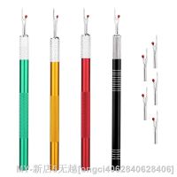 ∋℗✹ LMDZ Thread Removal Knife Wire Stripper with 5pcs Head Replacement Thread Take-up Needle Label Removal Tool Sewing Kit