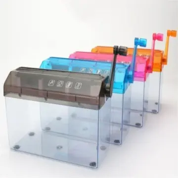 Auto Paper Shredder - Portable Mini Paper Shredder, A6 Document Cutter,  File Cutting Machine