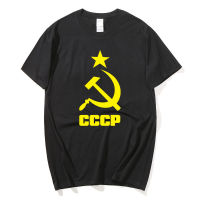 เสื้อยืดผู้ชายเสื้อยืด2023รัสเซีย CCCP สำหรับฤดูร้อนเสื้อยืดคอกลมคอกลมจากสหภาพโซเวียตสหภาพโซเวียตเสื้อแขนสั้นผู้ชาย