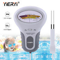 Yieryi PH Meter CL2แบบพกพาคลอรีนตกค้างเครื่องตรวจจับเครื่องวิเคราะห์คุณภาพน้ำสำหรับดื่มสระว่ายน้ำน้ำAquarium