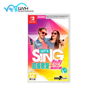 Let S Sing 2021พร้อมไมโครโฟน-Nintendo Switch Lets Sing & Mic