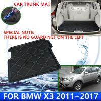 แผ่นป้องกันฝาหน้าฝาหลังกระโปรงรถสำหรับ BMW X3 F25 2011 ~ 2017 2012 2014 2016 2015อุปกรณ์เสริมป้องกันดินสอเขียนขอบตากันน้ำรถยนต์ป้องกันการเสื่อกันเปื้อน