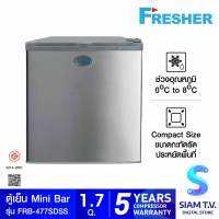 FRESHER ตู้เย็นมินิบาร์ FRB-477SDSS ความจุ 50ลิตร 1.7คิว โดย สยามทีวี by Siam T.V.