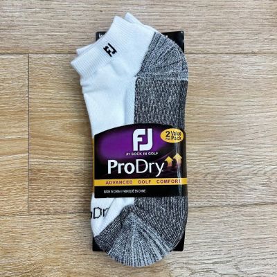 ✲ Footjoy ถุงเท้ากอล์ฟ มืออาชีพ ถุงเท้ากอล์ฟ ดูดซับเหงื่อ FJ ถุงเท้ากีฬา ผู้ชาย 2 คู่