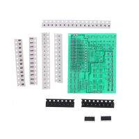 ชุดอิเล็กทรอนิกส์สำหรับฝึกเชื่อมส่วนประกอบอุปกรณ์ที่ยึดอยู่บนผิว PCB ตัวควบคุมกระพริบ Led Rgb แบบของตกแต่งงานปาร์ตี้