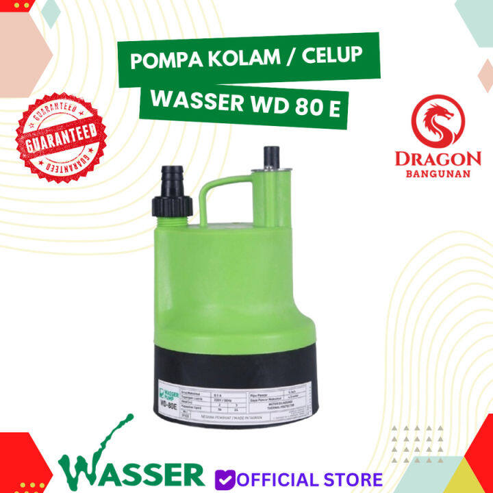 Pompa Celup Wasser Wd 80 E Mesin Pompa Kolam Wasser 80 Watt Lazada