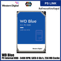 Western Digital WD Blue (3TB, 4TB, 6TB) PC Internal Hard Drive HDD - 5400 RPM, SATA 6 Gb/s, 256 MB Cache, 3.5"