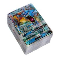 100Pcs GX Holographic Pokemon Cards In Portuguese Letter With Rainbow Arceus Shiny Charizard Trade Card Children Toys