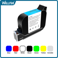 Willita ตลับหมึกระดับแห้งเร็ว12.7มม. ต้นฉบับนำเข้าสีขาว/สีเหลือง/สีดำ/สีแดง/สีฟ้า/สีเขียว J136ชิ้นส่วนเครื่องพิมพ์ยึดเกาะสูง