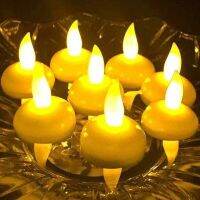 5/1Pcs Floating Led Light Electronic Candle Lamp Smokeless Little Tealight Battery Operated For Christmas Festival Party Decor