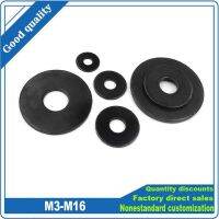 2/25pcs High Quality M3 M4 M5 M6 M8 M10 M12 M14 M16 Black Carbon Steel Large Size Oversize Big Wider Flat Washer Plain Gasket