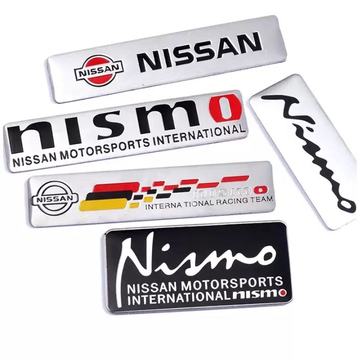 nismo-สติกเกอร์3d-โตโยต้าดัดแปลงโลหะสัญลักษณ์รถอัตโนมัติตรารถกระบะฝากระโปรงหลังรูปลอกโลหะผสมสังกะสีรถยนต์หางโลโก้สำหรับนิสสัน