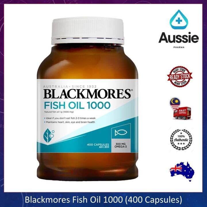 constipation BLACKMORES Fish Oil 1000 (400 capsules) Lazada