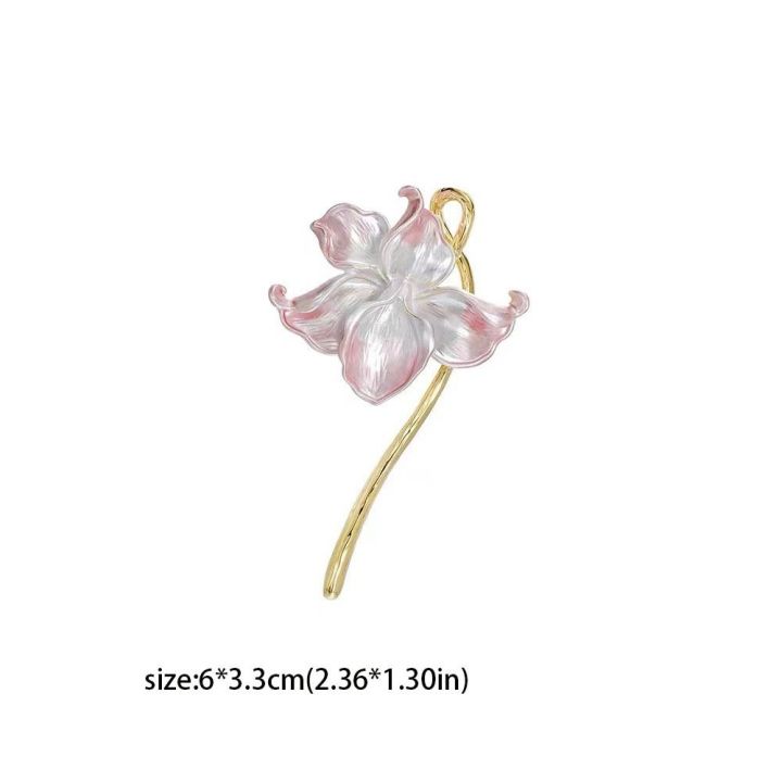 kisscat-โลหะผสมอัลลอยด์-เข็มกลัดดอกไม้เงา-สามมิติกัน-เคลือบอีนาเมล-น่ารักน่ารักๆ-เสื้อยกทรงคอร์เซจ-ของขวัญวันเกิดของขวัญ