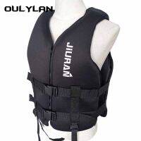 Oulylan Life Jacket Sports Fishing Kayaking Boating Neoprene Safety Life Vest Water Swimming Drifting Safety Vest for Adult  Life Jackets