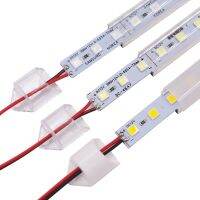 【COOL】 kallidora 5ชิ้น/ล็อตไฟกระแสตรง12โวลต์แท่งอลูมิเนียมรางไฟ LED 25เซนติเมตร18LED 5054 SMD เคาน์เตอร์ตู้สำหรับเคาน์เตอร์เครื่องประดับสีฟ้าสีเขียวสีแดง