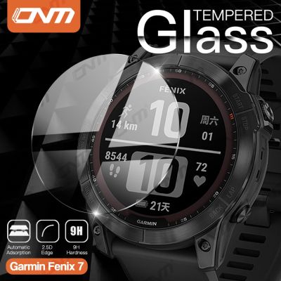 9H Premium Tempered Glass For Garmin Fenix 7 7S 7X 6 6S 6X Pro 5 5s Smart Watch Clear HD Screen Protector Film Accessories Nails  Screws Fasteners