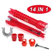 【hot】 14 In 1 Sink Faucet Wrench Plumbing Repair Handle Spanner Installer Ratchet Set for !