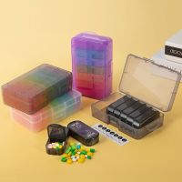【YF】 1PC Weekly Pill Case Pillbox 7 Days Medicine Tablet Box Portable Travel Drugs Storage Organizer Secret Compartments