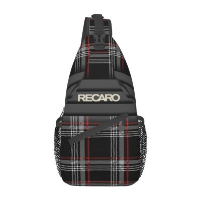 Recaros Logo Sling Crossbody Chest Bag Men Casual Shoulder Backpack For Hiking