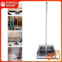 POPOUSHOP การทำความสะอาดถังขยะในสำนักงานพลั่วสแตนเลสสตีลฝุ่นการทำความสะอาดกระทะ