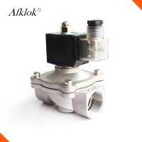 High temperature 3/4 inch solenoid valve water 12v NPT thread Stainless steel normally closed