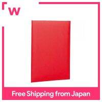 ไฟล์ใบรับรอง Nakabayashi,ที่ใส่ใบประกาศนียบัตรรางวัล,พับ,ผ้าไวนิล,ขนาด B5,FSL-B5R สีแดง