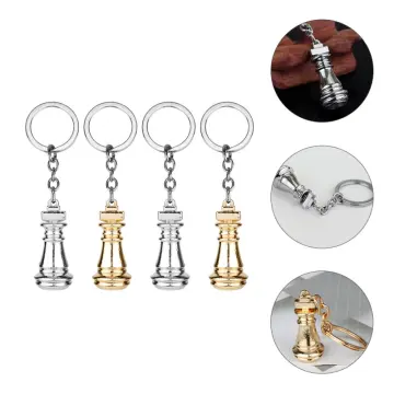 Plastic Chessmen Key Chains