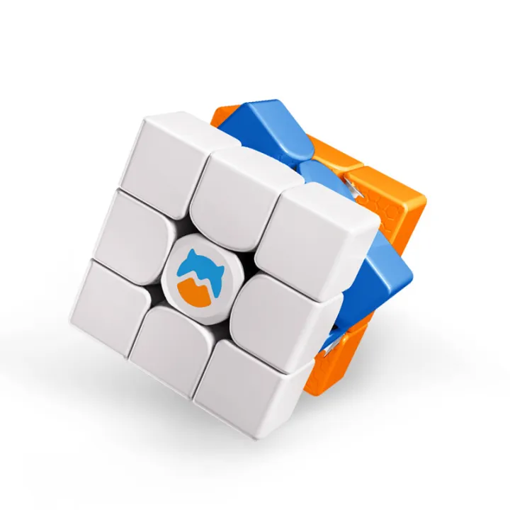LEYING Toys [Ready] Gan Mg 3x3 Magic Cube Cutely Engraved Intelligent