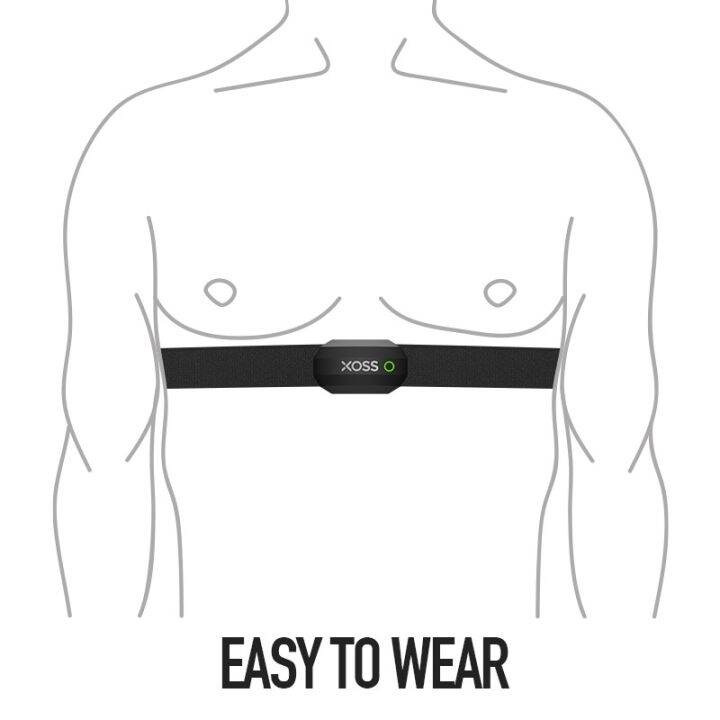XOSS Chest Strap Heart Rate Monitor Bluetooth 4.0 Wireless Heart Rate