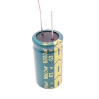 2pcs 63v6800uf Radial DIP Aluminum Electrolytic Capacitors 63v 6800uf Tolerance 20% Size 22x40mm 20% Electrical Circuitry Parts