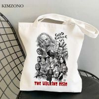 the Walking Dead shopping bag bolsa shopper shopper grocery jute bag handbag bag fabric bolsa compra shoping grab