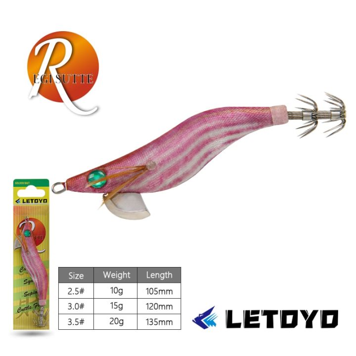 letoyo-เหยื่อตกปลารูปปลาหมึก-egi-eging-10g-16g-21g-2-5-3-0-3-5-เหยื่อล่อรูปหมึกจิ๊กสินค้าสำหรับการตกปลาทะเลเหยื่อหมึกหมึกยักษ์